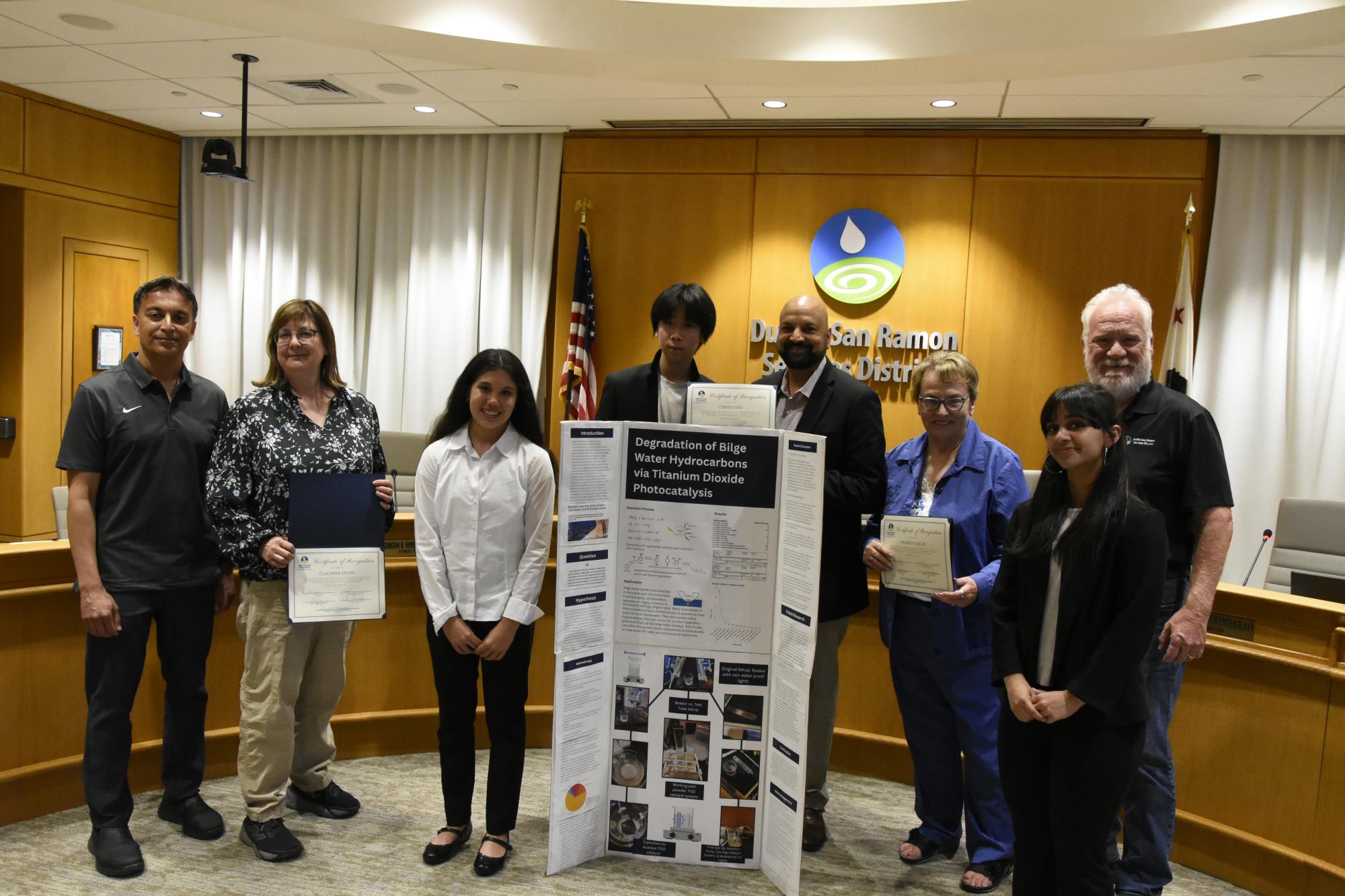 Bilge Water Hydrocarbons with Board